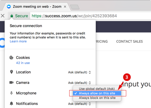 allow mic in chrome 2