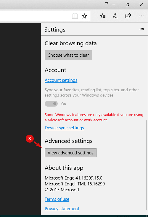 allow mic in edge 3