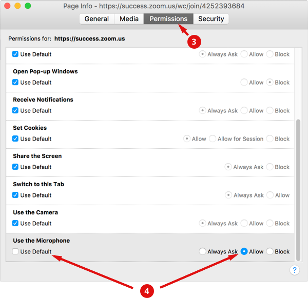 allow mic in firefox 3